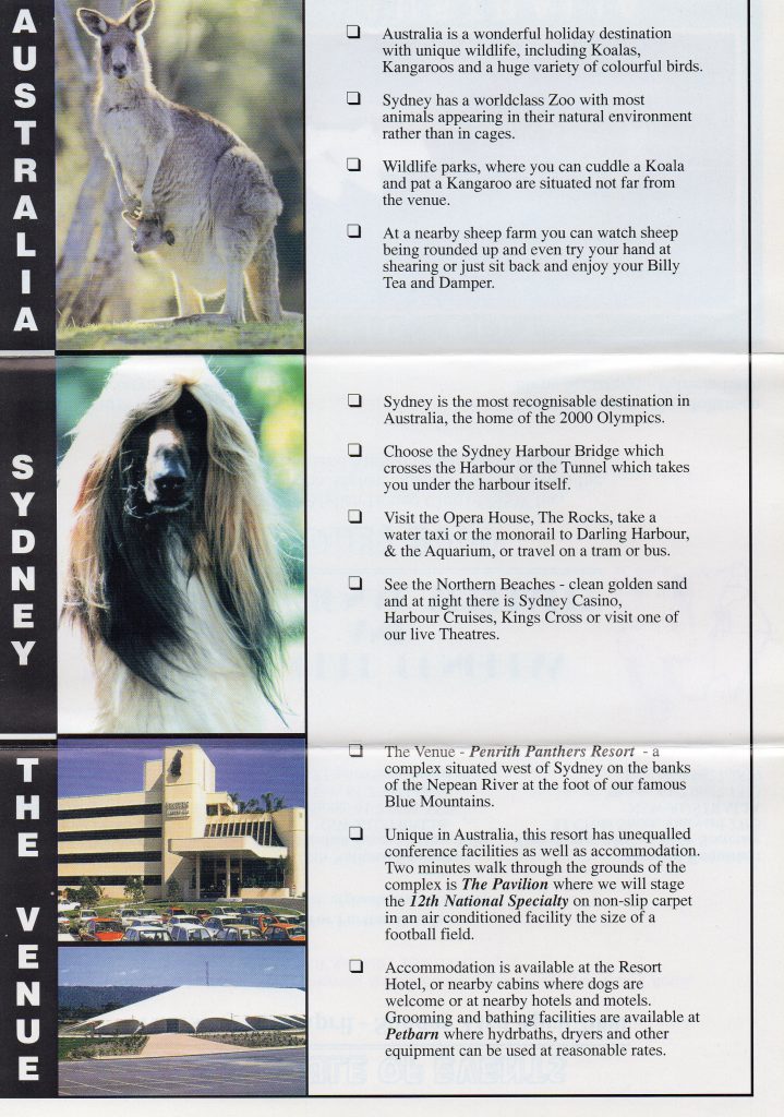 2000 AHWC Australia flyer inside